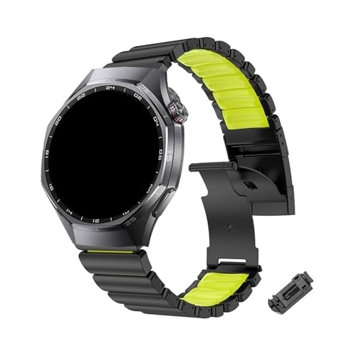 Bracelet caoutchouc titane Huawei Watch Ultimate remplacement sport métal 4Pro