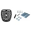 Motorcycle Bag Rear Motorcycle Luggage Cargo Carrying Apparatus Backrest Topcase Tail Bag Lockable UniversalCV46 (Black)