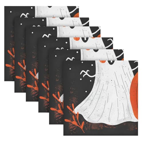 Servilletas de Tela Halloween Multicolor Pack 6 miniatura 2