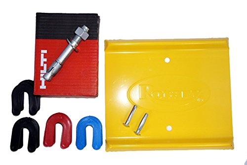 Auto - Car Lift Installation Kit With Anchor Bolts, Shims, and Spotting Dish