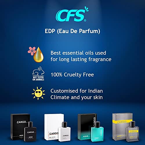 Image of CFS Cargo Sport Eau De Parfum Long Lasting EDP for men and women 100ml