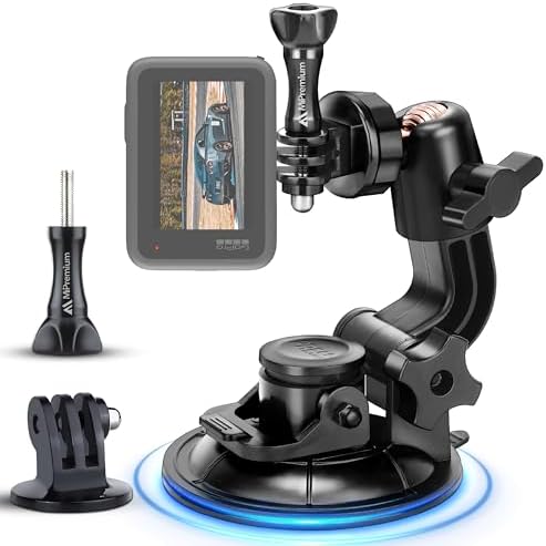 MiPremium Car Suction Cup Mount for GoPro Hero 13 12 11 10 9 8 7 ...