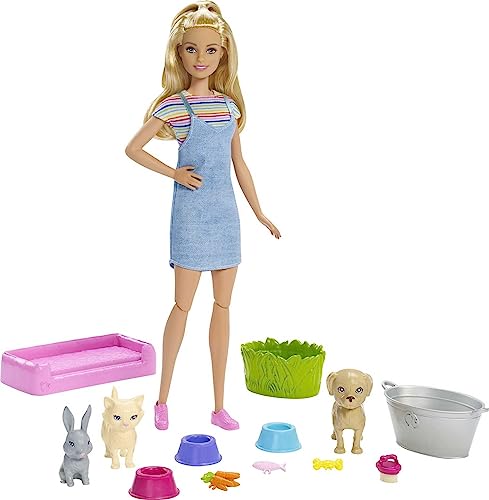 Barbie Plan 'N' Wash Pets Doll Playset