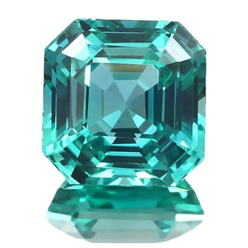 Saphir naturel Ceylan Asscher 12x12mm pour créer votre bague de fiançailles personnalisée