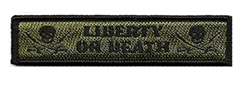 Liberty Or Death Tactical Morale Patch - Olive Drab