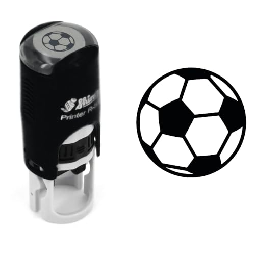 Tampon ballon football | Cachet encreur fidélité foot | 11mm | Stamp ink soccer | Ballon rond
