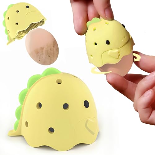 MOSOPHY Silicone Egg Washer - Cute Dinosaur Egg Cleaner for Fresh Eggs, Fruits & Veggies, Ideal for Homesteaders, Backyard Chickens & Egg Collectors