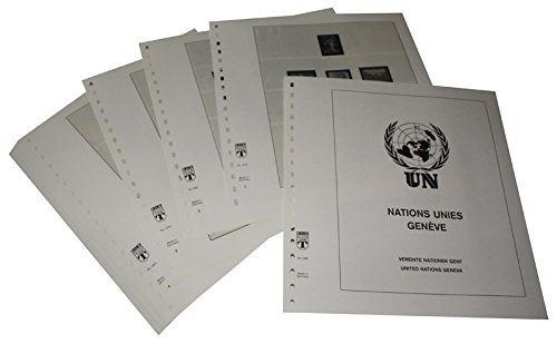 Album timbres ONU Genève feuilles Lindner pré-imprimées classeur 1969-1997