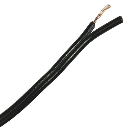 VFF0.3SQ ビニル平行コード 黒/黒 切断販売 【10m】