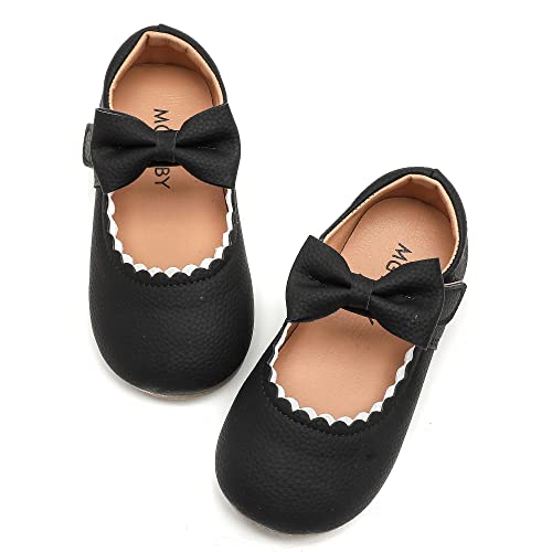 Komfyea Girl's Toddler/Little Kid Cute Bowknot Ballet Flat Dress Shoes4