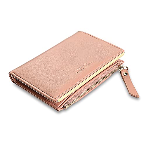 FINIBO Women's Klein Geldbörsen, Rosa 1, 12.5cm10cm2cm Cover