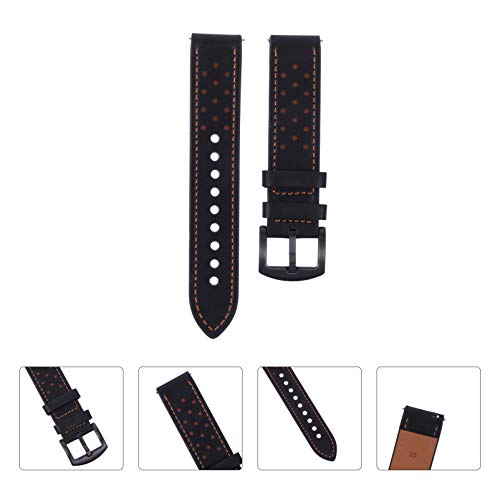 ULTECHNOVO Pulseira de RelÃ³gio de Couro Pulseira de RelÃ³gio de Couro ClÃ¡ssico de SubstituiÃ§Ã£o C