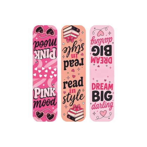 Image of Zesta Magnetic Bookmark | Aesthetic Book Mark for Reading | Cute Anime Bookmarks for Kids, Students | Book Accessories for Novels, Gifts for Readers (Boss Girl Theme, Medium (9X2.5 Cms))