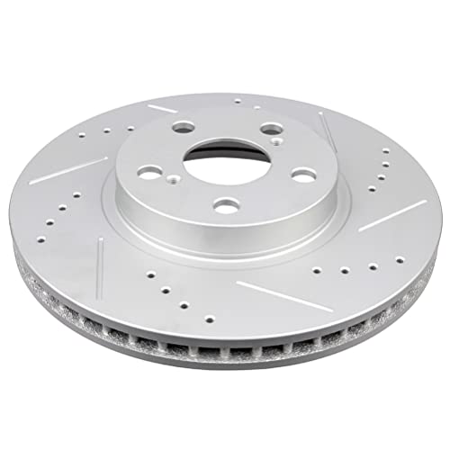 Image of cciyu Front Brake Kits with Calipers - 4 Dics Rotors 8 Ceramic Pads 4 Calipers With Bracket fit For Pontiac 2003-2006 For Toyota 2003-2006 (8PCS)