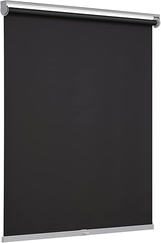 Changshade Persiana enrollable de tela sin cordón, persianas de bloqueo de luz para ventanas con aislamiento térmico, protección UV, persianas