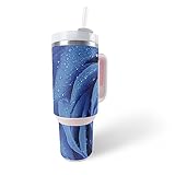 MightySkins Skin Compatible with Stanley The Quencher H2.0 FlowState 40 Oz Tumbler - Rose Closeup | Protective, Durable, and Unique Vinyl Decal wrap Cover | Easy to Apply, Remove, and Change Styles