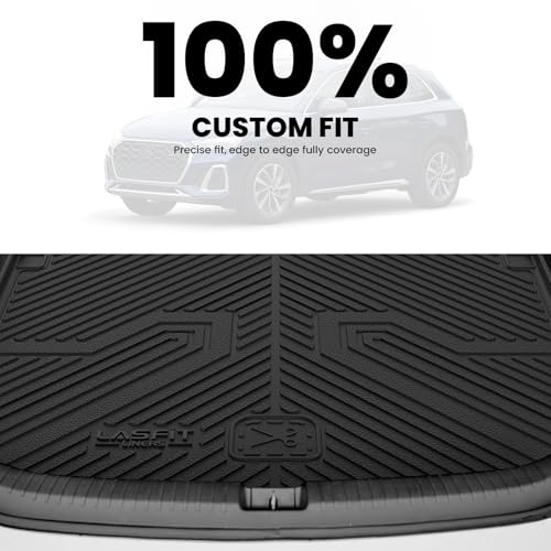 Image of LASFIT Cargo Mat for Audi Q5 /SQ5 2018-2025 | Not for PHEV, Not for 2025 Q5 new body(Gen 3), Custom Fit TPE All Weather Trunk Mat, Secure-Fit, Waterproof, Easy to Wash