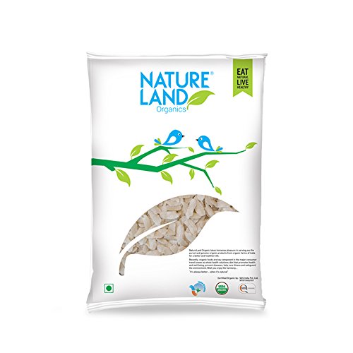 Image of Natureland Organics Red Rice Poha 500 Gm - Organic Healthy Poha
