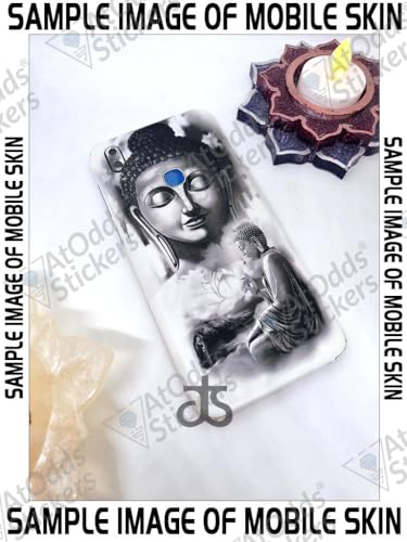 Image of AtOdds - Full Body Back Screen Guard Protector Film - Lamination Wrap Skin Sticker Compatible with Samsung Galaxy A51 | Scratchproof Matte Finish (Buddha)