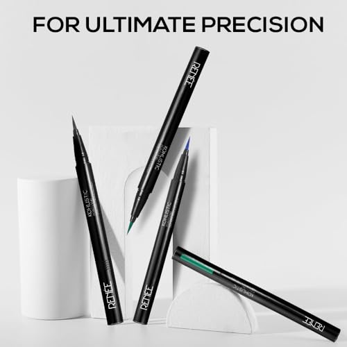 RENEE Pointy End Sketch Pen Smudge Proof Eyeliner - Matte Finish, Light Weight, Water Resistant, Long Stay Highly Pigmented with One Stroke Application Formula - Black - Image 6