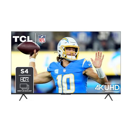 Image of TCL 85-Inch Class S4 4K LED Smart TV with Google (85S450G, 2023 Model), Dolby Vision, HDR Pro, Atmos, Assistant Built-in Voice Remote, Works Alexa, Streaming UHD Television