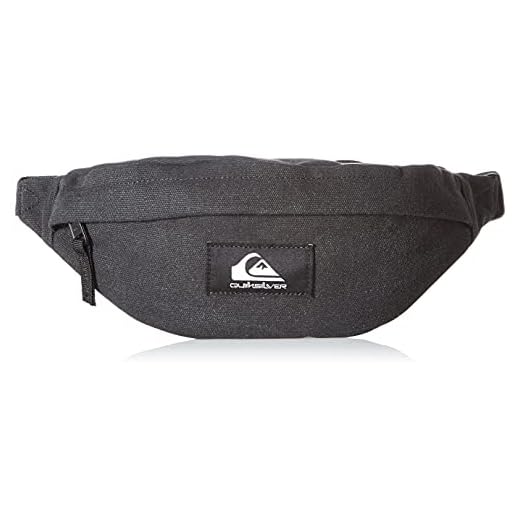 Quiksilver Accesorio de Viaje- Cinturón Monedero, Negro