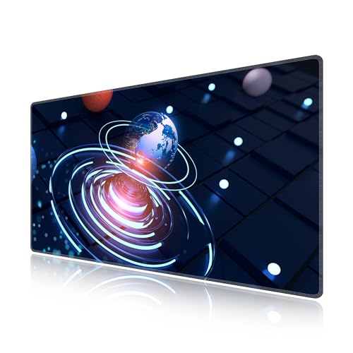 Tapis de souris Speed Gaming 70x40cm LL-COEUR avec bords surpiqués haute précision