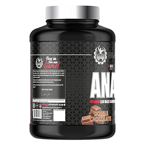 Image of Dexter Jackson Black Series Anabolic | Premium Lean Mass Gainer | Double Chocolate Flavor | 22 Serving, 6Lbs