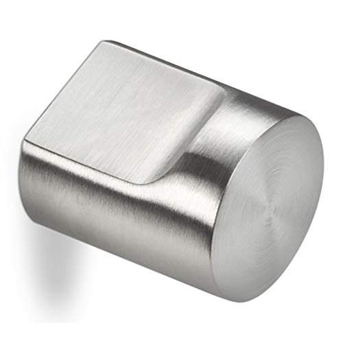 5 pièces Boutons de meubles EK11 Ø 20 mm Acier inox brossé Pommeau de meuble de SOTECH