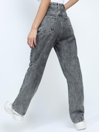 Image of Tokyo Talkies Women High Waist Straight Fit Jeans