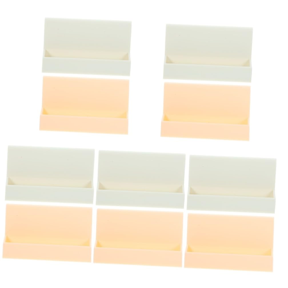 DOITOOL 5 Series Soporte De Tarjetas De Visita De Organizador De Tarjetas De Oficina Compacto Y Duradero Elegante Para Escritorios 2 Piezas X 5