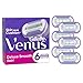 Price comparison product image Gillette Venus Deluxe Smooth Swirl Razor Blades Women, Pack of 6 Razor Blade Refills, Lubrastrip with A Touch of Vitamin E