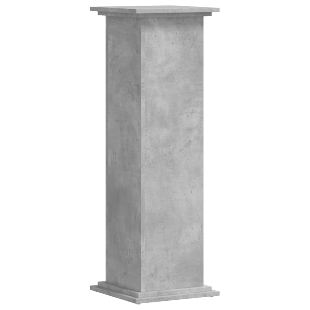 vidaXL Plant Stand, Plant Pot Stand for Indoor Living Room, Plant Holder for Decorative, Flower Stand Flower Pot, Concrete Grey Engineered Wood