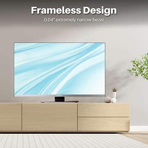 Image of SYLVOX Smart RV TV, 24 inch TVs with DVD Player Built-in, 12 Volt for RV Camper 1080P FHD, Google Smart Free Download APPs, Support WiFi Bluetooth, 2 HDMI & 2 USB, AC /DC Powered, Frameless Design