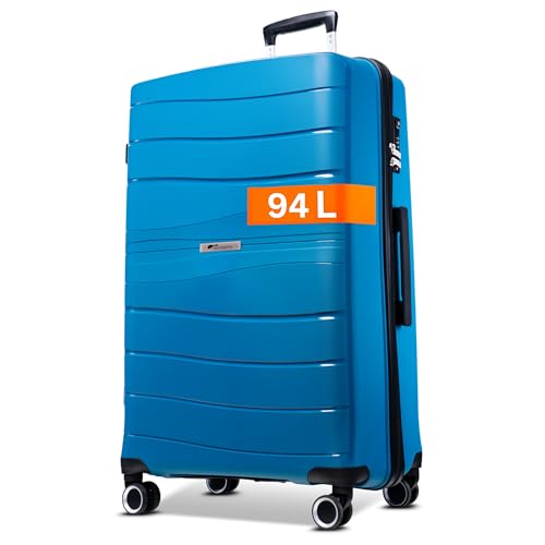 Cocoono Leon Koffer Groß 94 Liter Volumen - mit TSA Schloss, Koffer & Trolleys, Reisekoffer, Hartschalenkoffer, Hartschalenkoffer Groß, Trolley, Koffer XL, Reisekoffer mit Rollen Groß, Koffer XXL