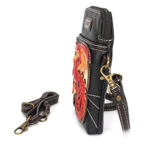 Image of Chala Crossbody Cell Phone Purse-Women Canvas Multicolor Handbag with Adjustable Strap