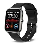 Relógio inteligente Donerton, rastreador de atividades para telefones Android, rastreador de atividades com monitor de frequência cardíaca e sono, rastreador de atividades com pedômetro impermeável IP67 Smartwatch com contador de passo para mulheres e homens 13 41C4+bz RbL. SL500 . SS150