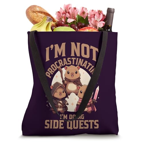 I’m Not Procrastinating I’m Doing Side Quests Tote Bag miniatura 4