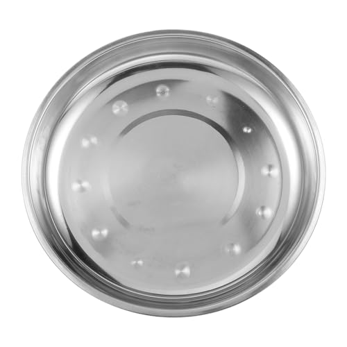 OFFSCH Stainless Steel Meat Scale Pan Versatile Jewelry Use Dial Scale Measuring Tray