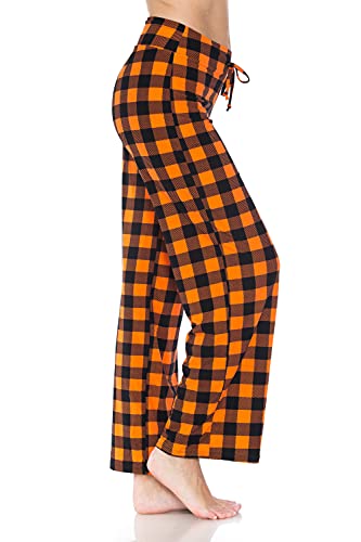 Image of Leggings Depot Women's Wide Leg Drawstring Pajama Pants for Lounge, Sleep