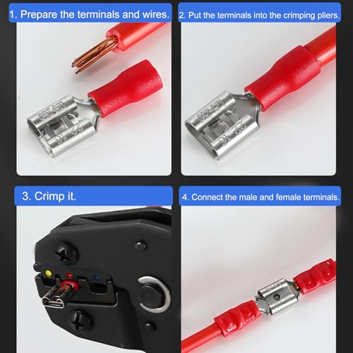 Conectores de crimpado 16-14 AWG que solucionan fallos de corriente 6