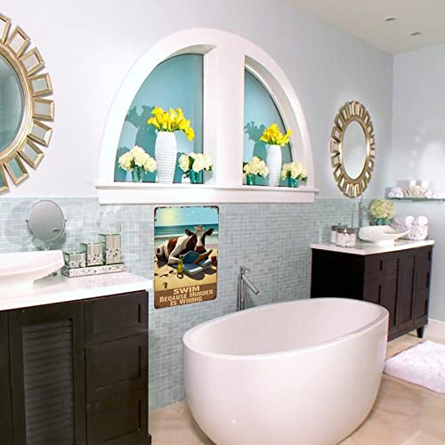 Metal Signs Vintage Appreciation Dance With Your Heart Your Feet Will Fou Decorations Ballet Girl Home Hunting-Themed Humorous Imagery Man Cave Wall Art Decor Basement Boho Living Room 12"X 8" #TOP4