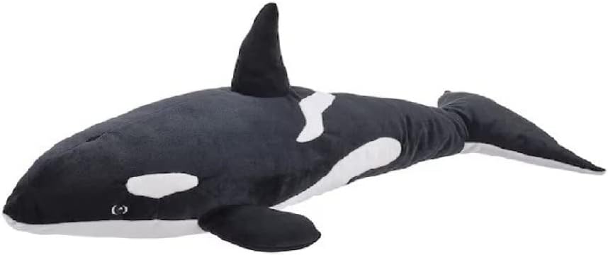 Digital Shoppy Soft Toy, orca/Black White, 60 cm