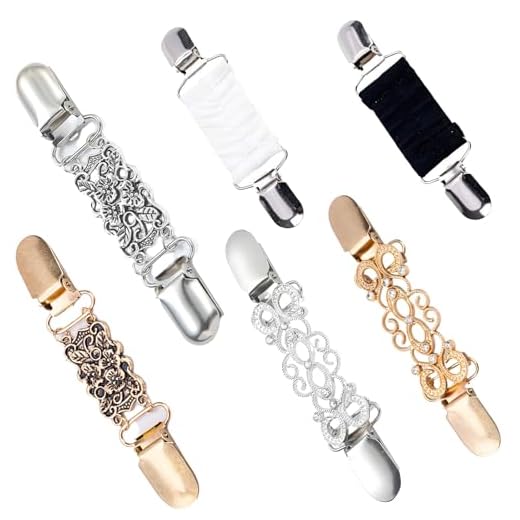 6Pcs Stylish Clothing Cinch Clips Set