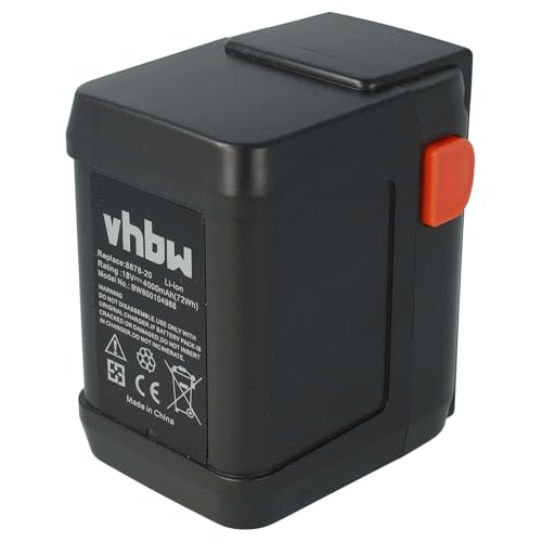 vhbw batteria compatibile con Gardena EasyCut 50-Li/EasyCut Li-18/50, 8873, 8877 cesoie tagliasiepi 4000mAh 18V Li-Ion - Sostituisce 8839, 8835-00.701.00, 8835-20, 8835-U