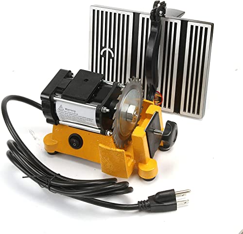4" 60W MINI ELECTRIC TABLE SAW BENCH TOP GREAT ELECTRIC HOBBY CRAFT TABLE SAW DIY Power Tool Work Bench Stand Circular 2 PIECES Blades thumbnail 9