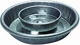 Little Giant Mason Jar Poultry Water Base Galvanized Steel Base Only (12-Pack)