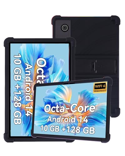 Coque Android Yicty A6H 11" en silicone noir protection antichoc et antirayure