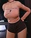 5.2Ft Adult Life Size Sex Doll Realistic Female Torso Full Body Sex Dolls Soft TPE Silicone Dolls Full Size Love Doll Big Breasts Dolls Sex Toys for Men Tan Skin Underwear Sunglasses