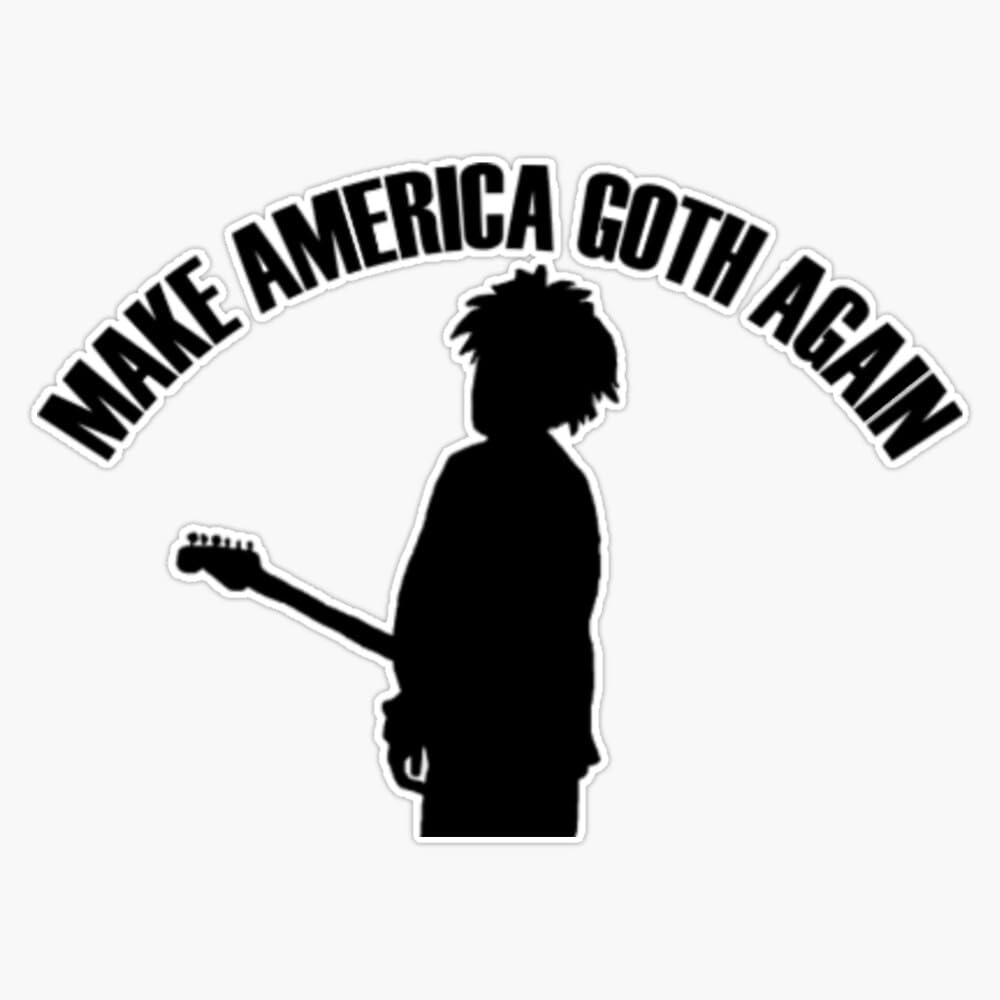 The Cure Robert Smith Die Cut Sticker Decal – Multi-Color, Weatherproof, UV Laminate, Made In USA